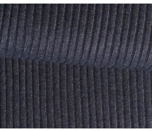 Bündchen Uni - Heavy Rib Rippe marine